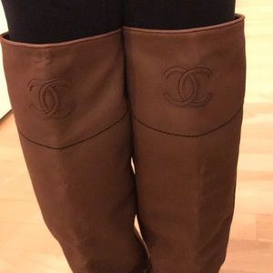 ❌❌SOLD❌❌ Chanel brown boots